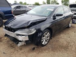 Salvage cars for sale at Elgin, IL auction: 2015 Chrysler 200 Limited