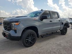 Salvage cars for sale at Houston, TX auction: 2024 Chevrolet Silverado K1500 Trail Boss Custom