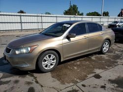 Salvage cars for sale at Littleton, CO auction: 2008 Honda Accord LXP