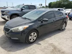 Salvage cars for sale at Oklahoma City, OK auction: 2016 KIA Forte LX