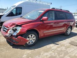 Salvage cars for sale at Dyer, IN auction: 2007 Hyundai Entourage GLS