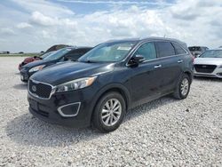 Salvage cars for sale at Temple, TX auction: 2018 KIA Sorento LX