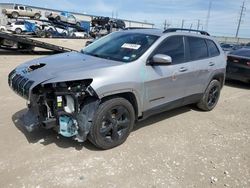 Salvage cars for sale from Copart Haslet, TX: 2018 Jeep Cherokee Latitude