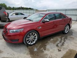 Salvage cars for sale at Franklin, WI auction: 2017 Ford Taurus Limited