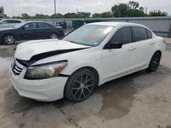 Salvage cars for sale at Wilmer, TX auction: 2012 Honda Accord LX