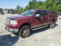 Salvage cars for sale at Waldorf, MD auction: 2004 Ford F150 Supercrew