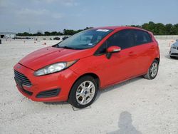 Salvage cars for sale at New Braunfels, TX auction: 2015 Ford Fiesta SE