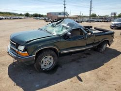 Salvage cars for sale from Copart Colorado Springs, CO: 2002 Chevrolet S Truck S10