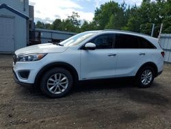 Salvage cars for sale from Copart Lyman, ME: 2016 KIA Sorento LX