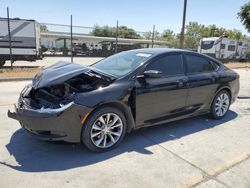 Salvage cars for sale at Sacramento, CA auction: 2015 Chrysler 200 S