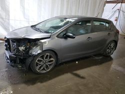 Salvage cars for sale from Copart Ebensburg, PA: 2015 KIA Forte SX