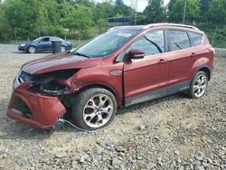 Salvage cars for sale from Copart West Mifflin, PA: 2014 Ford Escape Titanium