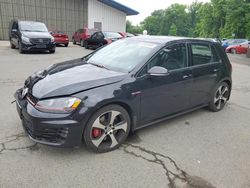 Salvage cars for sale at East Granby, CT auction: 2017 Volkswagen GTI Sport