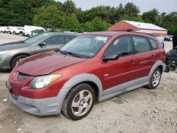 Salvage cars for sale from Copart Mendon, MA: 2004 Pontiac Vibe