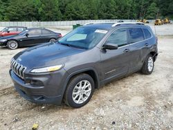 Salvage cars for sale at Gainesville, GA auction: 2018 Jeep Cherokee Latitude Plus