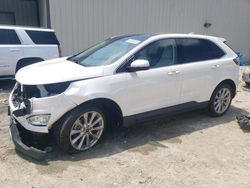 Salvage cars for sale at Seaford, DE auction: 2018 Ford Edge Titanium