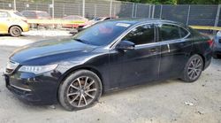 Salvage cars for sale at Waldorf, MD auction: 2015 Acura TLX Advance