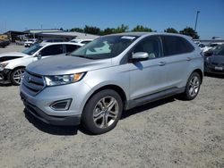 Salvage cars for sale from Copart Sacramento, CA: 2018 Ford Edge Titanium
