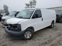 Salvage trucks for sale at Davison, MI auction: 2017 Chevrolet Express G2500