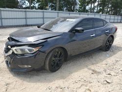 Salvage cars for sale from Copart Loganville, GA: 2016 Nissan Maxima 3.5S