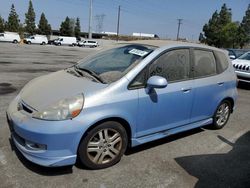 Salvage cars for sale at Rancho Cucamonga, CA auction: 2008 Honda FIT Sport