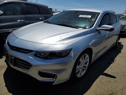 Chevrolet salvage cars for sale: 2018 Chevrolet Malibu LT