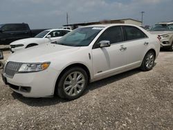 Salvage cars for sale at Temple, TX auction: 2012 Lincoln MKZ Hybrid