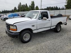 Salvage cars for sale at Graham, WA auction: 1992 Ford F150