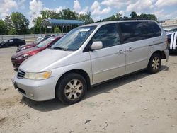 Salvage cars for sale at Spartanburg, SC auction: 2003 Honda Odyssey EX