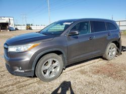 Salvage cars for sale at Bismarck, ND auction: 2014 Toyota Highlander Limited