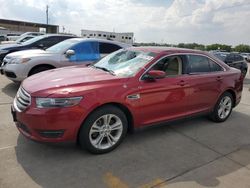 Salvage cars for sale at Grand Prairie, TX auction: 2015 Ford Taurus SEL