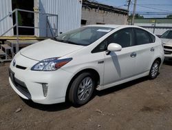 Salvage cars for sale at New Britain, CT auction: 2013 Toyota Prius PLUG-IN