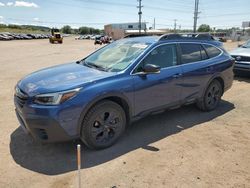 Salvage cars for sale at Colorado Springs, CO auction: 2020 Subaru Outback Onyx Edition XT