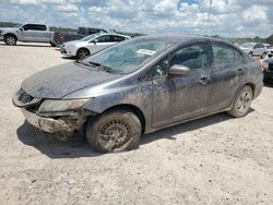 Salvage cars for sale from Copart Houston, TX: 2015 Honda Civic LX