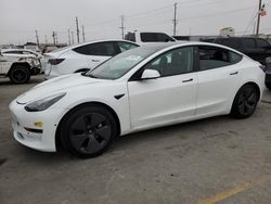 Buy Salvage Cars For Sale now at auction: 2021 Tesla Model 3