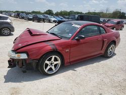 Salvage cars for sale at San Antonio, TX auction: 2001 Ford Mustang GT