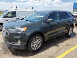 Salvage cars for sale at Woodhaven, MI auction: 2024 Ford Edge SEL