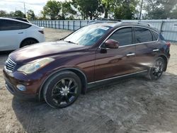 Salvage cars for sale at Riverview, FL auction: 2011 Infiniti EX35 Base