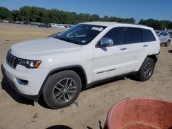 Jeep salvage cars for sale: 2017 Jeep Grand Cherokee Limited