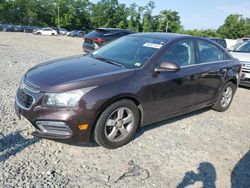 Salvage cars for sale from Copart Baltimore, MD: 2015 Chevrolet Cruze LT