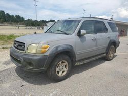 Salvage cars for sale at Gainesville, GA auction: 2001 Toyota Sequoia SR5
