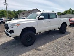 Salvage cars for sale at York Haven, PA auction: 2018 Toyota Tacoma Double Cab