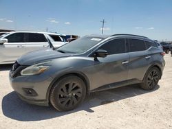 Salvage cars for sale at Andrews, TX auction: 2018 Nissan Murano S