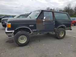 Salvage cars for sale at Brookhaven, NY auction: 1990 Ford Bronco U100