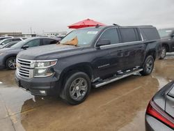 Chevrolet Suburban k1500 lt salvage cars for sale: 2015 Chevrolet Suburban K1500 LT