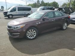 Buy Salvage Cars For Sale now at auction: 2016 KIA Optima EX