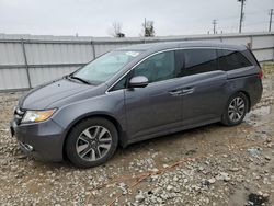 Salvage cars for sale at Appleton, WI auction: 2014 Honda Odyssey Touring