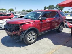 Ford Explorer salvage cars for sale: 2018 Ford Explorer XLT