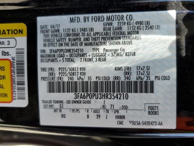 2017 Ford Fusion SE Phev