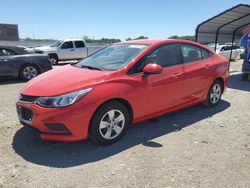 Chevrolet salvage cars for sale: 2017 Chevrolet Cruze LS